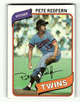 1980 Topps Base Set #403 Pete Redfern