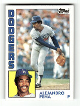 1984 Topps Base Set #324 Alejandro Pena