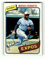 1980 Topps Base Set #180 Warren Cromartie