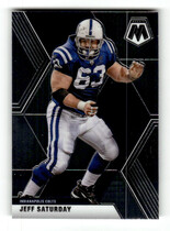 2020 Panini Mosaic #96 Jeff Saturday