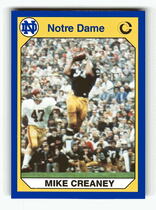 1990 Collegiate Collection Notre Dame 200 #92 Mike Creaney