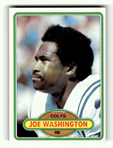 1980 Topps Base Set #505 Joe Washington