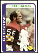 1978 Topps Base Set #51 Len Hauss