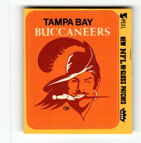 1980 Fleer Team Action Stickers #54L Tampa Bay Bucs