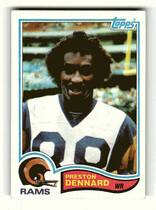 1982 Topps Base Set #373 Preston Dennard