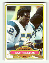 1980 Topps Base Set #326 Ray Preston