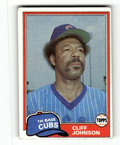 1981 Topps Base Set #17 Cliff Johnson