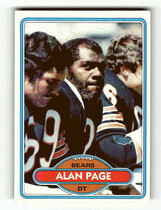 1980 Topps Base Set #205 Alan Page