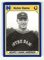 1990 Collegiate Collection Notre Dame 200 #130 Heartly Hunk Anderson