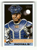 2025 Topps Heritage #21 Salvador Perez
