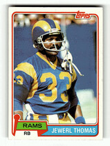 1981 Topps Base Set #98 Jewerl Thomas