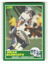 1989 Score Base Set #239 Brian Bosworth