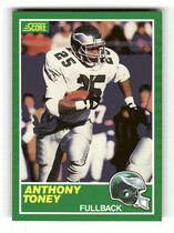 1989 Score Base Set #240 Anthony Toney