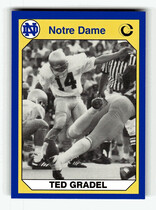 1990 Collegiate Collection Notre Dame 200 #152 Ted Gradel