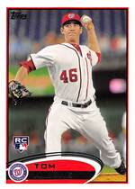 2012 Topps Base Set Series 1 #40 Tom Milone