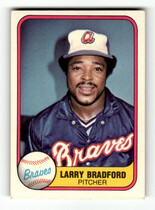 1981 Fleer Base Set #265 Larry Bradford