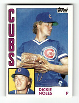 1984 Topps Base Set #618 Dickie Noles
