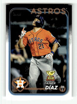 2024 Topps Base Set #77 Yainer Diaz