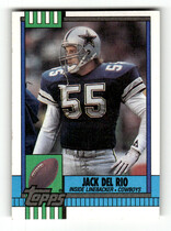 1990 Topps Base Set #488 Jack Del Rio