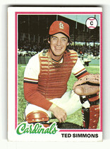 1978 Topps Base Set #380 Ted Simmons