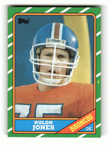 1986 Topps Base Set #118 Rulon Jones