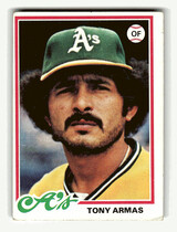 1978 Topps Base Set #298 Tony Armas