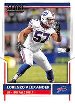 2017 Score Base Set #189 Lorenzo Alexander