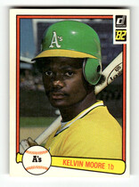 1982 Donruss Base Set #534 Kelvin Moore