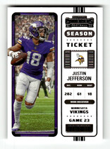 2022 Panini Contenders #55 Justin Jefferson