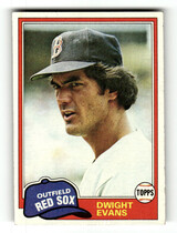 1981 Topps Base Set #275 Dwight Evans