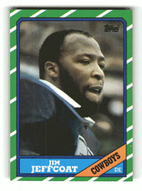 1986 Topps Base Set #134 Jim Jeffcoat