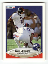 1990 Fleer Base Set #61 Raul Allegre