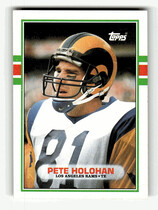 1989 Topps Base Set #124 Pete Holohan
