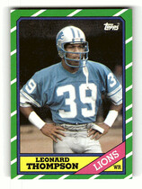 1986 Topps Base Set #247 Leonard Thompson