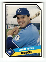 1989 CMC Omaha Royals #186 Tom Dodd