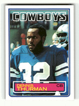 1983 Topps Base Set #54 Dennis Thurman