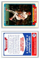 1988 Topps Woolworth Baseball Highlights #27 Danny Cox