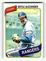 1980 Topps Base Set #67 Doyle Alexander