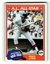 1981 Topps Base Set #720 Fred Lynn