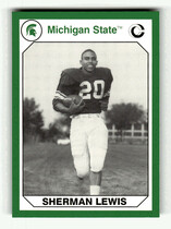 1990 Collegiate Collection Michigan State 200 #13 Sherman Lewis