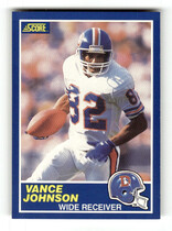 1989 Score Base Set #56 Vance Johnson