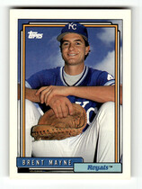 1992 Topps Base Set #183 Brent Mayne