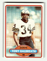 1980 Topps Base Set #426 Tony Galbreath