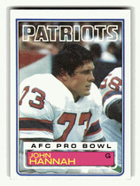 1983 Topps Base Set #330 John Hannah