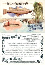 2017 Topps Allen & Ginter Sport Fish and Fishing Lures #SFL-8 Rainbow Trout