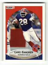 1990 Fleer Base Set #116 Larry Kinnebrew