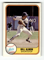 1981 Fleer Base Set #332 Bill Almon