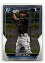 2023 Bowman Chrome Prospects #BCP-72 Yoffry Solano