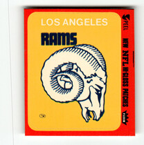 1980 Fleer Team Action Stickers #26LA Los Angeles Rams
