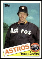 1985 Topps Base Set #666 Mike LaCoss